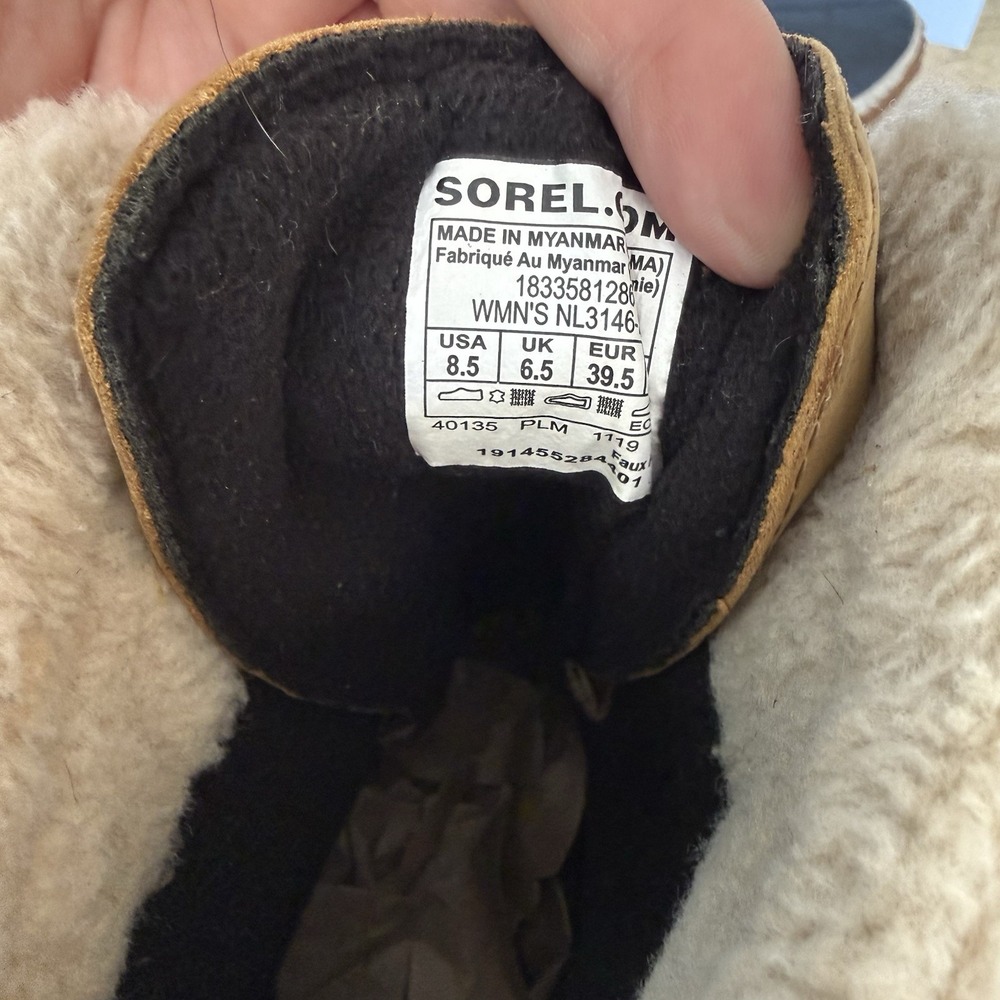 SOREL Out N About Plus Tall Waterproof Boot Elk Brown Size 8.5 Retail $180 - Picture 12 of 16